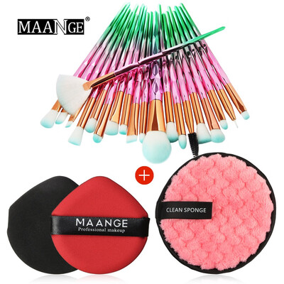 

〖Follure〗20PCS Make Up Foundation Eyebrow Eyeliner Blush Cosmetic Concealer Brushes