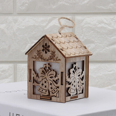 

〖Follure〗Christmas Ornaments Glowing Cabin Hotel Bar Window Display DIY Christmas tree