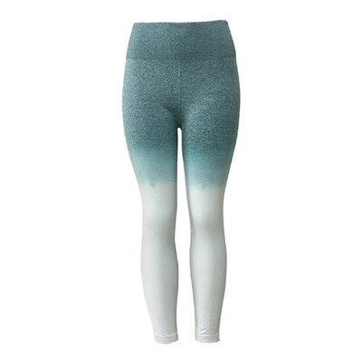 

Women Fashion Gradient Seamless Leggings Sexy Push Up Leggings High Waist Workout Leggings Ladies Sportswear Fitness Leggings