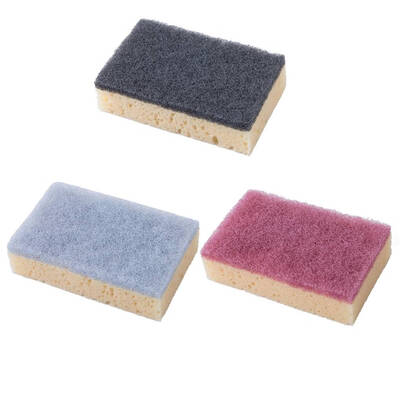 

8pcs Two Side Scouring Pad Cleaning Sponge Wipe Brush Kitchen Dish Washing Rag Cloth Tools