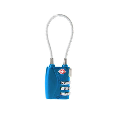

Resettable 3 Digit Combination Password Customs Lock TSA Locks For Travel Luggage Suitcase Code Padlock Customs Padlocks