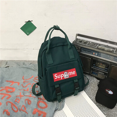 

Junior high school bag female Korean version of high school inwind college students shoulder bag male Sen department hundred backp