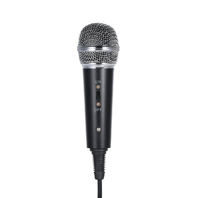 

Wired Condenser Microphone Audio 35mm Studio Mic Vocal Recording KTV Karaoke Mic with Stand for PC Phone