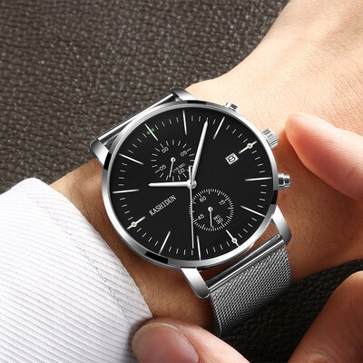 

Authentic Caseton Watch Mens Sports Quartz Watch Waterproof Fashion Trend Luminous Milan Strap Mens Watch Hand