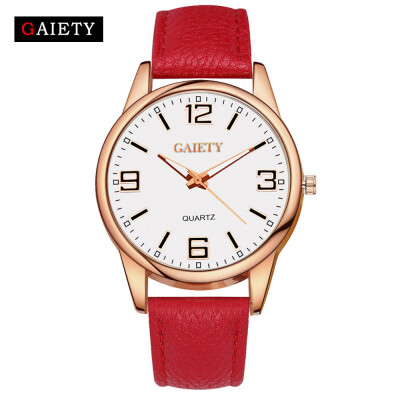 

GAIETY Fashion Exquisite Simple Women Dress Watch Leather Female Clock Womens Mini Design Wristwatch Clock Relogio Feminino 533