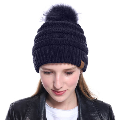 

Tailored New Women Girls Keep Warm Winter Casual Knitted Hat Wool Hemming Hat Ski Hat