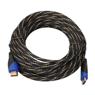 

New Braided HDMI Cable V14 AV HD 3D for PS3 Xbox HDTV 1M-15M Meters 1080P