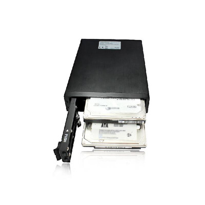 

OImaster HE-2005 Dual 25" SATA HDD Internal Enclosure HDD Candy Hard Disk Drive Box with LED for 35" Device Bay Metal Case