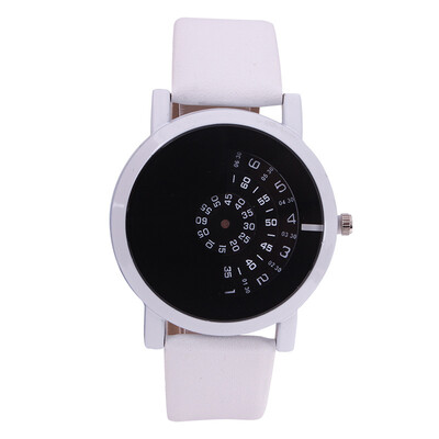 

Fashion new seconds plate concept personality men&women watch student popular leather watch