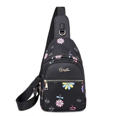 

National air-chest bag fashion single-shoulder single-shoulder high-capacity printing large-capacity printing cloth chest ba