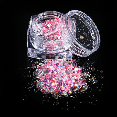 

Toponeto Chunky Mixed Glitter for Face Body Nails Eye Shadow Festivals Tattoo Cosmetic