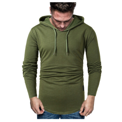 

Toponeto Men Warm Winter Long Sleeve Sweatshirt Hooded Top Tee Outwear Blouse