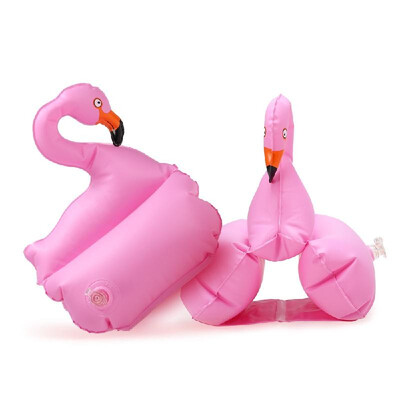 

1 Pair Inflatable Flamingo Swimming Pool Floats Swimming Armbands Swim Wings Tube