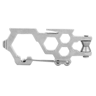 

Greensen Stainless Steel Heavy Duty Rope Pulley Block Climbing Safety Equipment Multi-function Tool