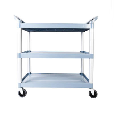 

Heavey Duty Utility Cart Bus Cart 3 Tier Trolley Cart Kitchen Dining Tool Cart