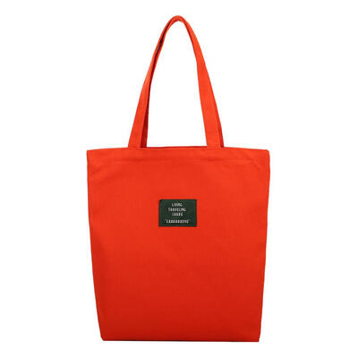 

Patchwork Shoulder Handbags Women Canvas Top-handle Book Bags Large Totes