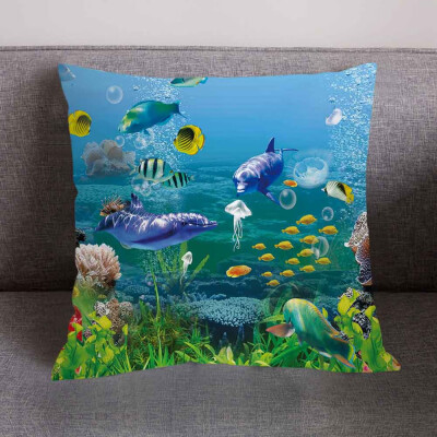 

〖Follure〗Print Pillow Case Polyester Sofa Car Cushion Cover Home Decor