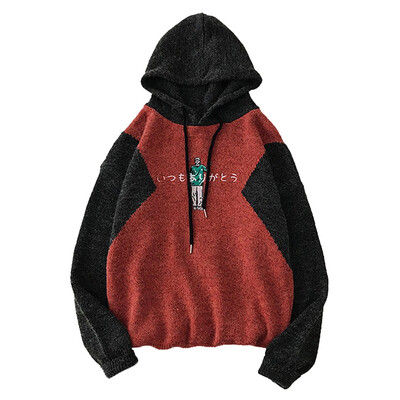 

Toponeto Mens New Autumn Winter Casual Long Sleeve Hooded Knitting Sweaters Tops Blouse
