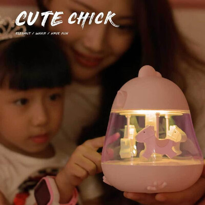 

Creative colorful Trojan music light new cartoon children touch night light usb charging bedroom led bedside lamp
