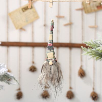 

Tailored Christmas Decoration Hat Hanging Leg No Face Doll Room Decoration Decor