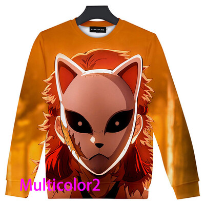 

Hot Sale Demon Slayer Kimetsu No Yaiba Anime Unisex 3D Printed Shirt Casual Long Sleeve Sweatshirt Pullover Tops Cosplay Costume