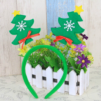 

Christmas Party Decorations Tree Head Hoop Head Creative Xmas Hairband