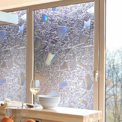 

Creative 3D Geometry Printing PVC Window Film Wall Sticker