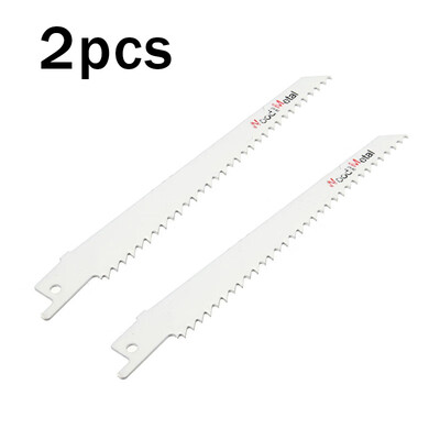 

2pcs Carbon Steel 12 Handle S611DF 150mm Reciprocating Cutting Tools TPI 6