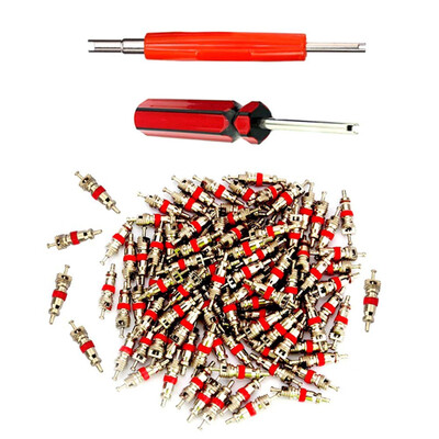 

102PCSSet Car Truck Replacement Tire Tyre Valve Stem Core Dual Single Head Valve Core Remover Tire Repair Tool Set