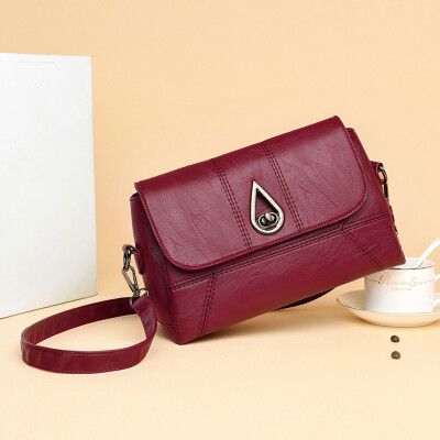 

Tailored Womens Fashion Wild Messenger Bag Solid Color Shoulder Bag Simple Handbag