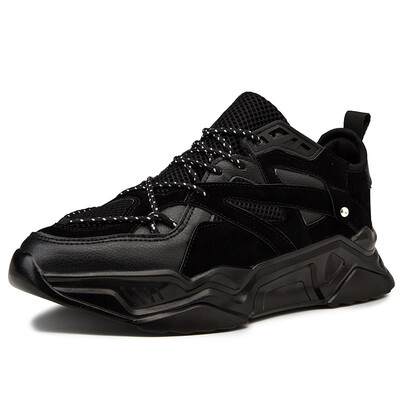 

Mens shoes autumn 2019 new mens sports&leisure thick-soled old shoes Korean version of the tide students ins running shoes