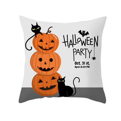 

21 Pattern New Halloween Pumpkin Pillow Case Decorative Linen Pillow Covers Cushion 1818Inch