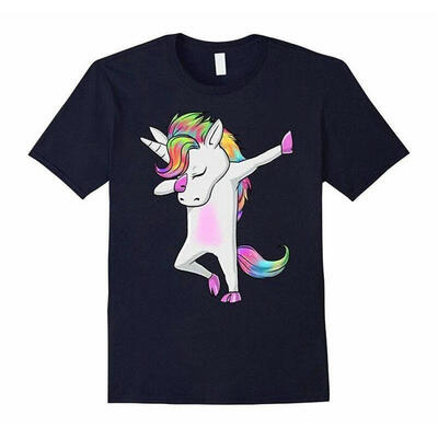 

Cute Toddler Kids Boys Girls Unicorn Short Sleeve Tops T-shirt Tees Clothes 1-6Y