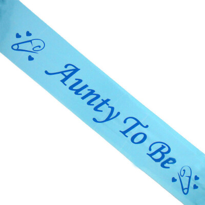 

Siaonvr Mummy Nanny Aunty Grandma Big Sister To Be Party Sash Shoulder Strap Banner