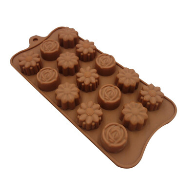 

1PCS Silicone chocolate mold cookies mold3 Style of Flowers Shape Fondant Cake Tools