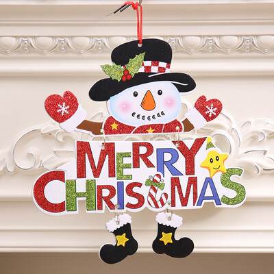 

〖Follure〗Santa Claus Door Hanging Christmas Letter Home Decor Ornaments Gift