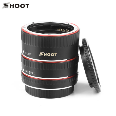

SHOOT XT-364 Auto Focus AF Macro Extension Tube Adapter Ring Set 13mm 21m 31mm for Canon EFEF- Lens for Canon EOS 550D600D65