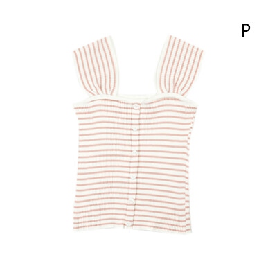 

New Sweet Fashion Tops Women Design Camisole gothic Knit Striped tops women Camisole Ladies Short women Camisole