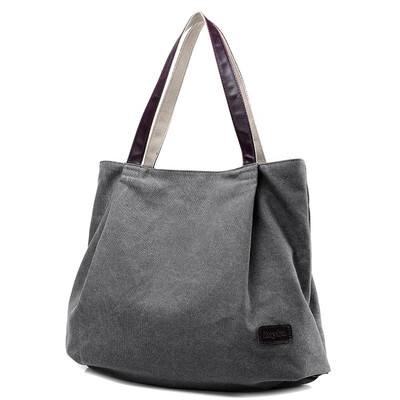 

2017 Hot Sale Womens Handbag New Women Handbag Fashion Design Canvas Women Bag Ladies Tote Bag Solid Shoulder Bag Travel Bag