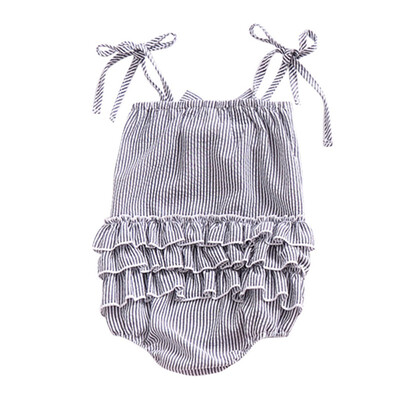 

Cute And Beautiful Baby Rompers With Sleeveless And Bow Knot Comfortable For Your Kid Dressing In Summer