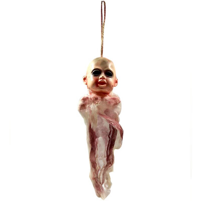 

Halloween Corpse Spooky Skull Ghost Head Pendant Scary Hanging Decor for Haunted House Bar Home Garden Hanging Decors