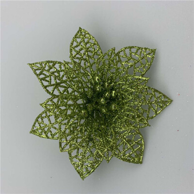 

5 Pcs Christmas Artificial Flowers Christmas Tree Ornaments Xmas Flowers Christmas Tree Decoration Flower