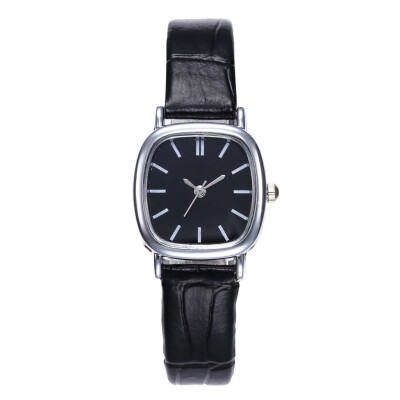 

RM Men Women Fashion Watch Leather Strap Line Analog Quartz Ladies Wrist Watches