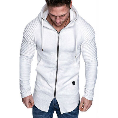 

Mens Hoodies Muscle Bodybuilding Gym Jacket Sweatshirts Fitness Sweatshirt Coat