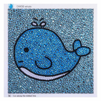 

Gobestart DIY Full Diamond Cartoon Painting Special Diamond Shaped Rhinestone Embroidery