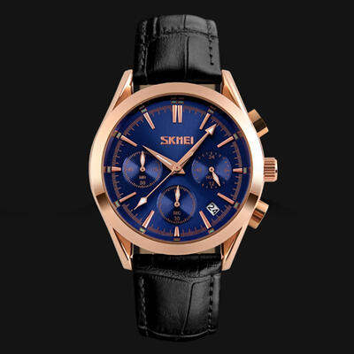 

SKMEI 9127 Male Quartz Watch Casual Waterproof Wristwatch Multifunctional Fashion Stopwatch