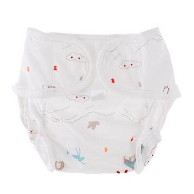 

Reusable Baby Diaper Washable Cute Print Infant Cotton Training Pants Nappy