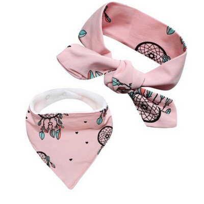 

Lovely Infant Boy Girl Trunks Headband Velvet Plus Scarf Baby Toddler Kids Headwear Suit Baby Accessories sets