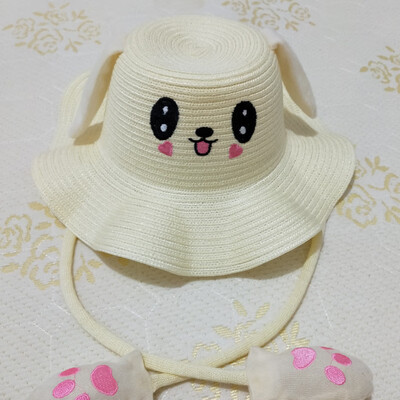 

Childrens Shaking Fishermans Cap Pinch Long Ears Rabbits Moving Pot Cap Sunshade Cap Spring&Summer Tide for Boys&Girls