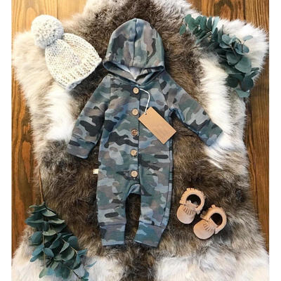 

Newborn Baby Boys Girls Hooded Romper Bodysuit Jumpsuit Playsuit Outfits Clothes
